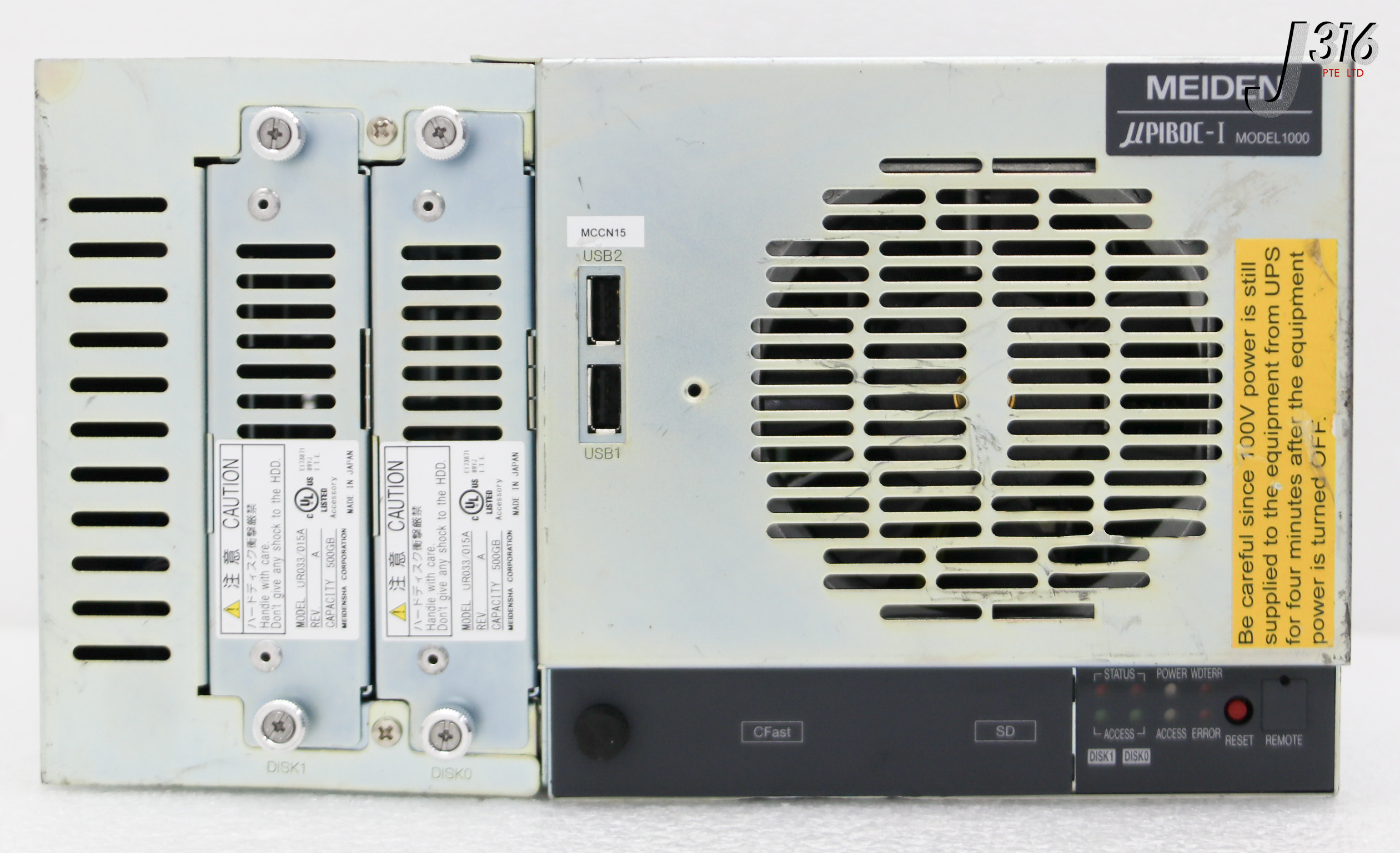 36928 MEIDENSHA IND CTLR, µPIBOC-I, 1000 SERIES W/ UR033/015A